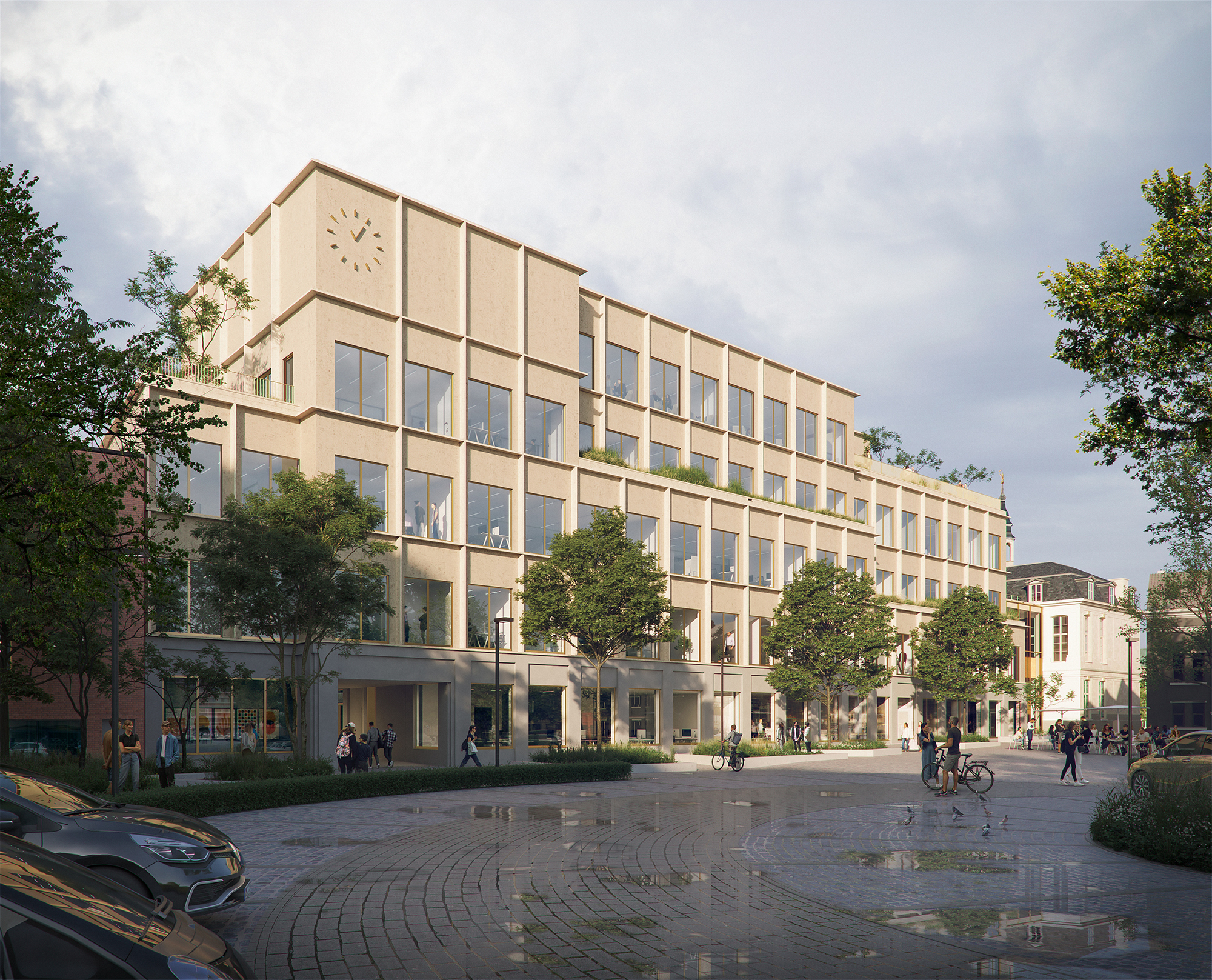 B architecten 2023 City Hall Roeselare Img02 Boter Markt THIRD