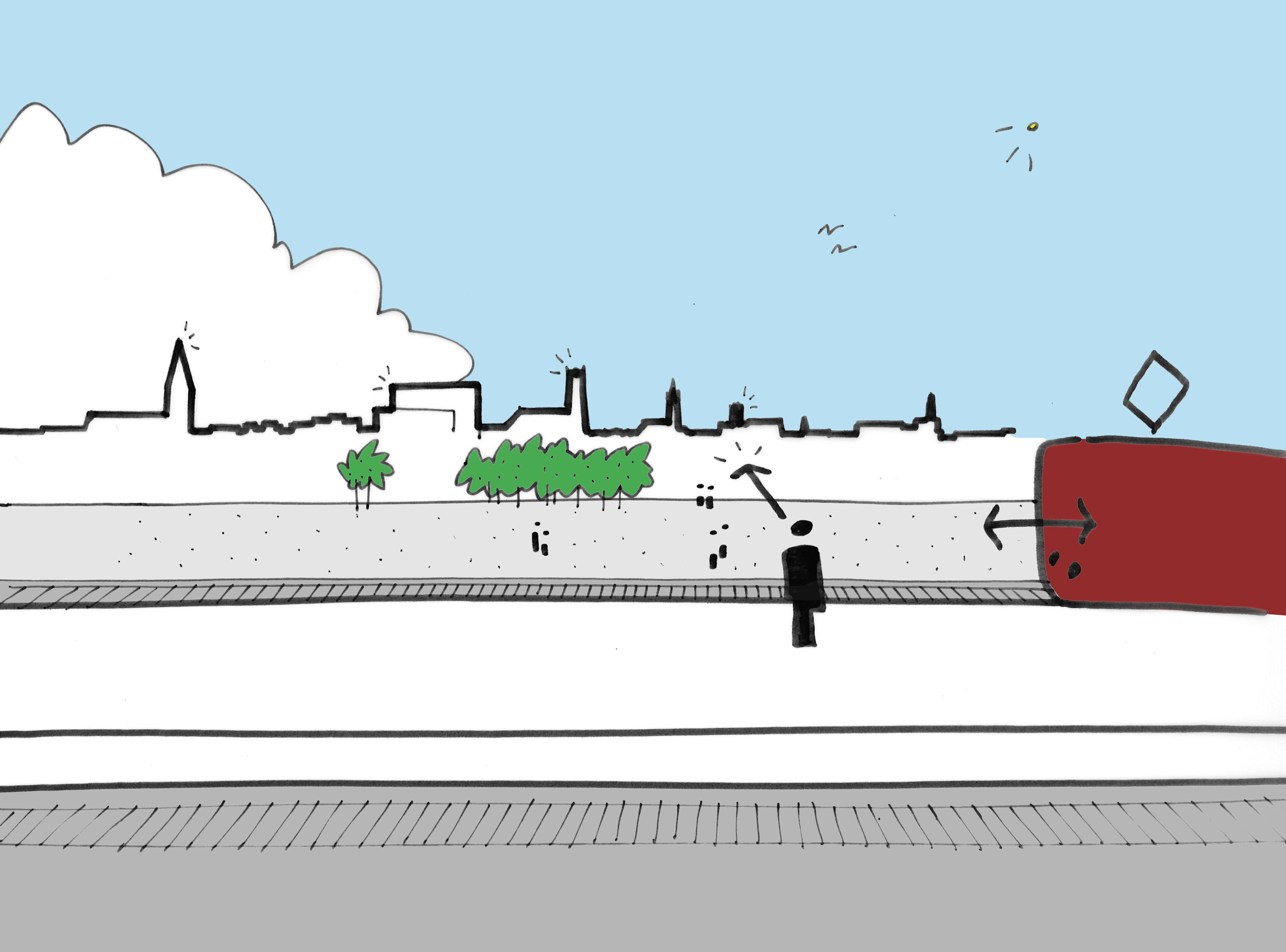 1 zicht op de stad bew