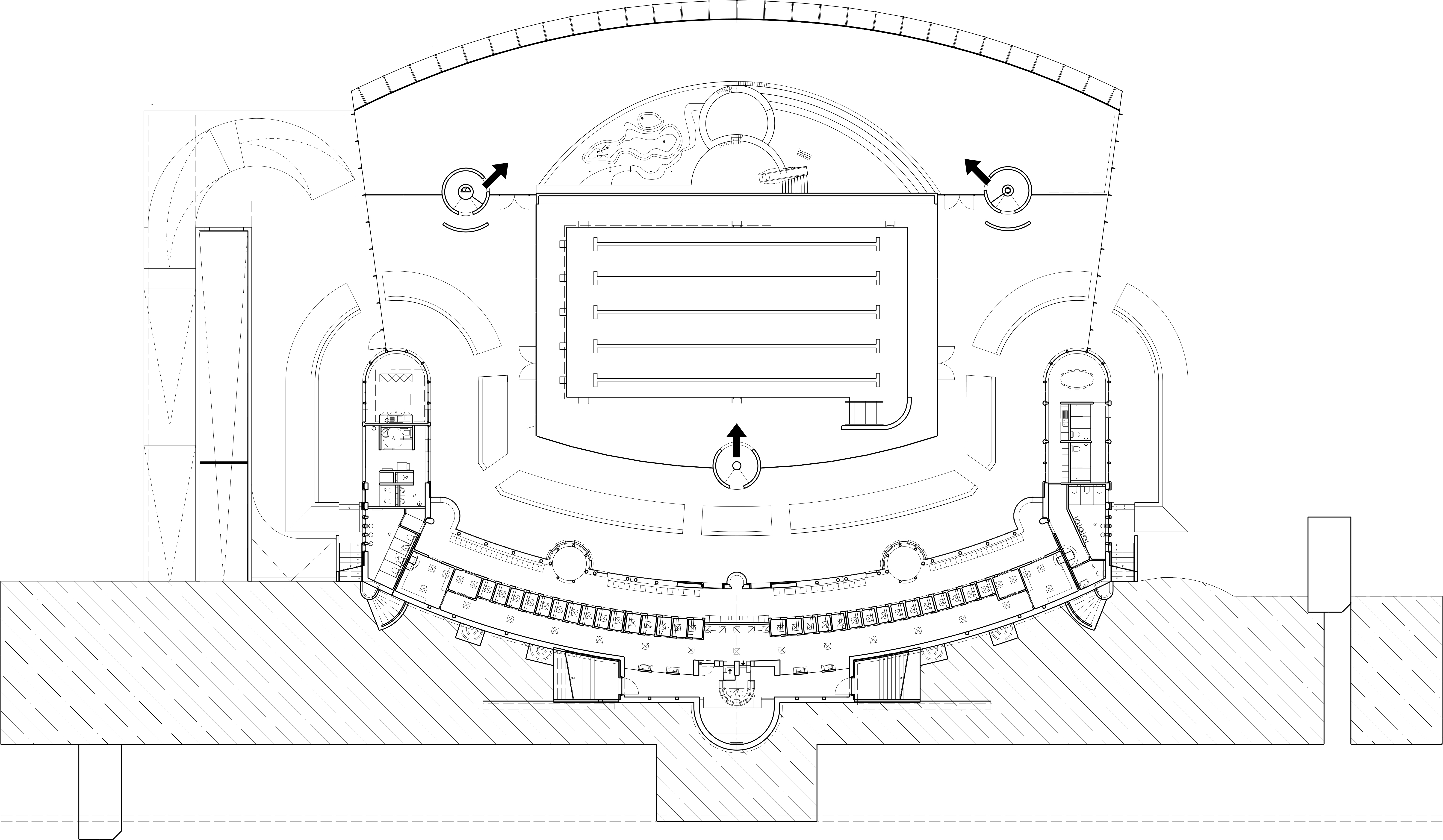 Grondplan strandzwembad