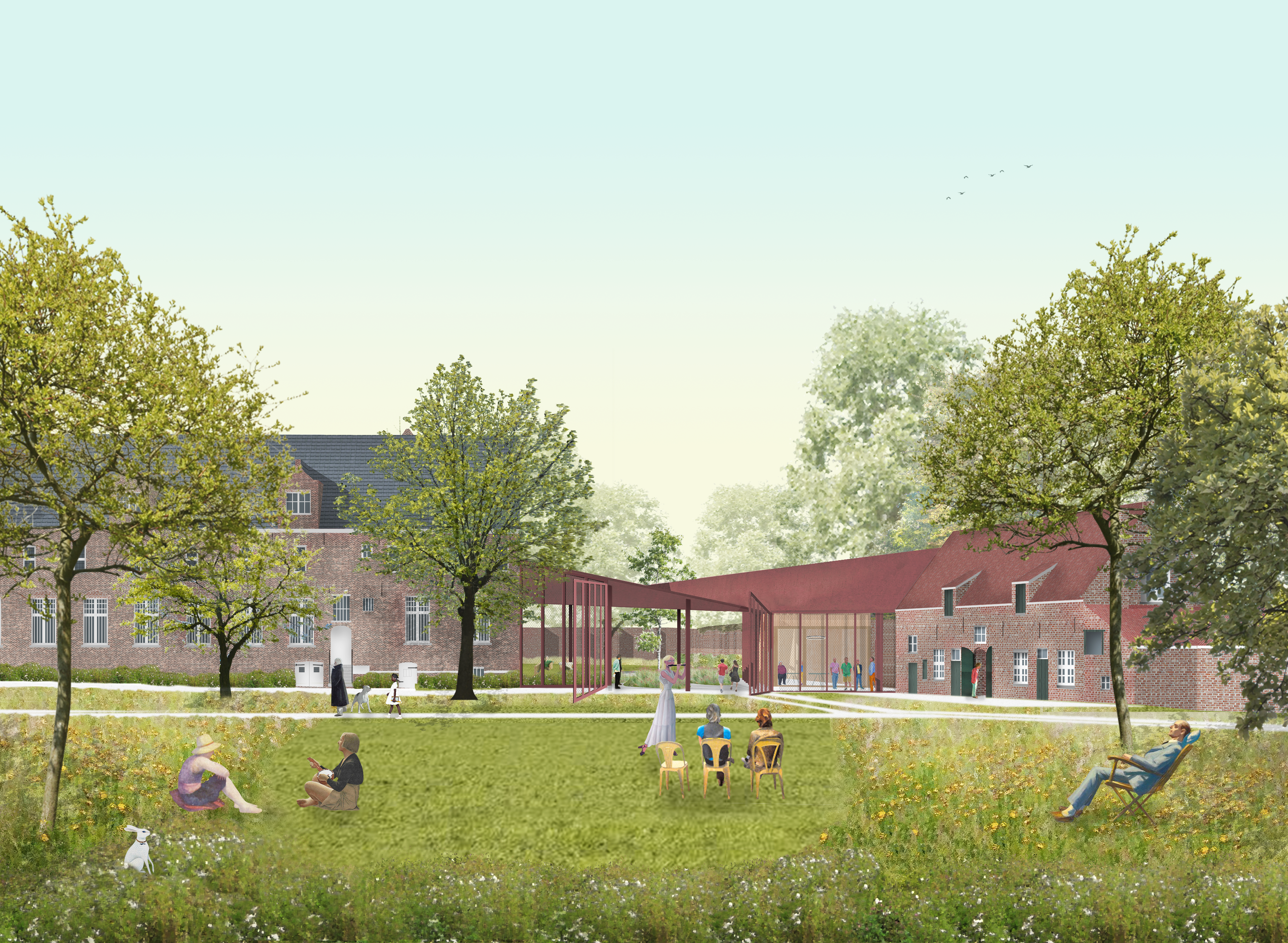 POV Boomgaard tuinmuur AH